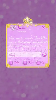 purple glitter android App screenshot 1